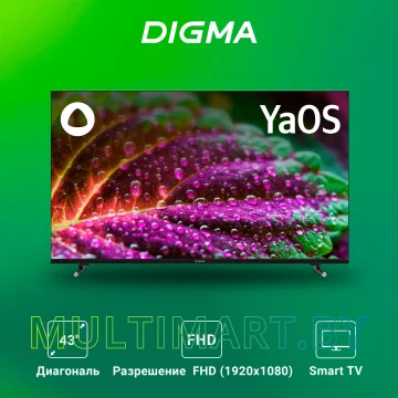 Телевизор Digma DM-LED43SBB33 картинка 2